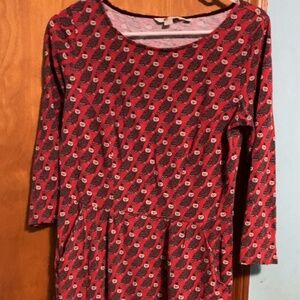 Boden Women’s Penny Jersey Dress size 6R very good condition Holiday Christmas